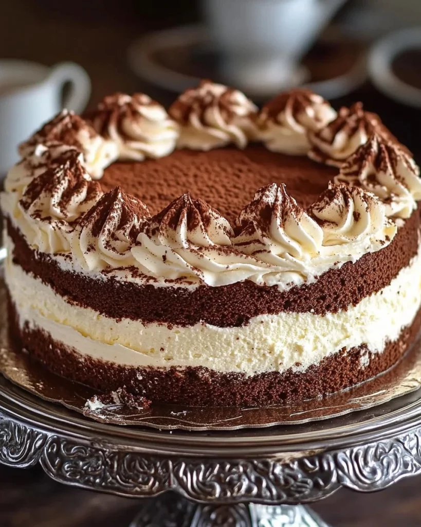 Tiramisu Ice Cream Cake