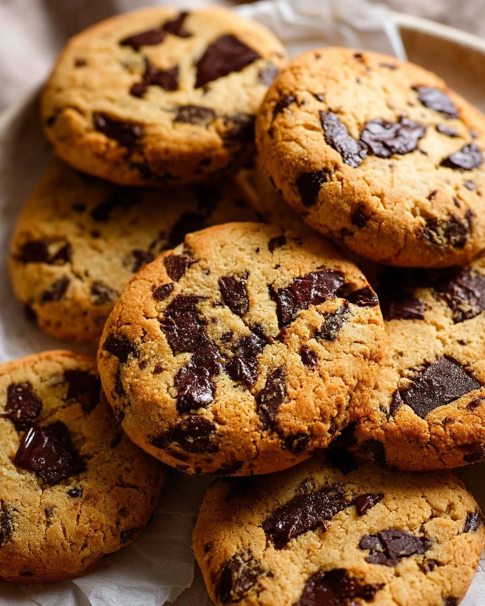 Delicious Byron Bay chocolate chip cookies with melting chocolate chunks