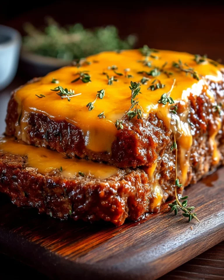 Cheesy Cheeseburger Meatloaf Roll served with a side of vegetables