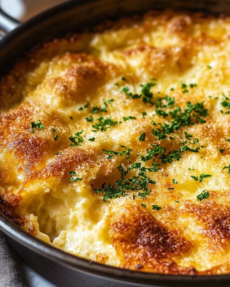 Creamy fish served on a delicious potato gratin dish