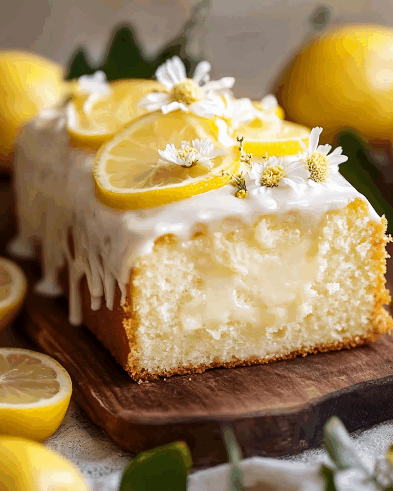 Deliciously Zesty Glazed Lemon Loaf
