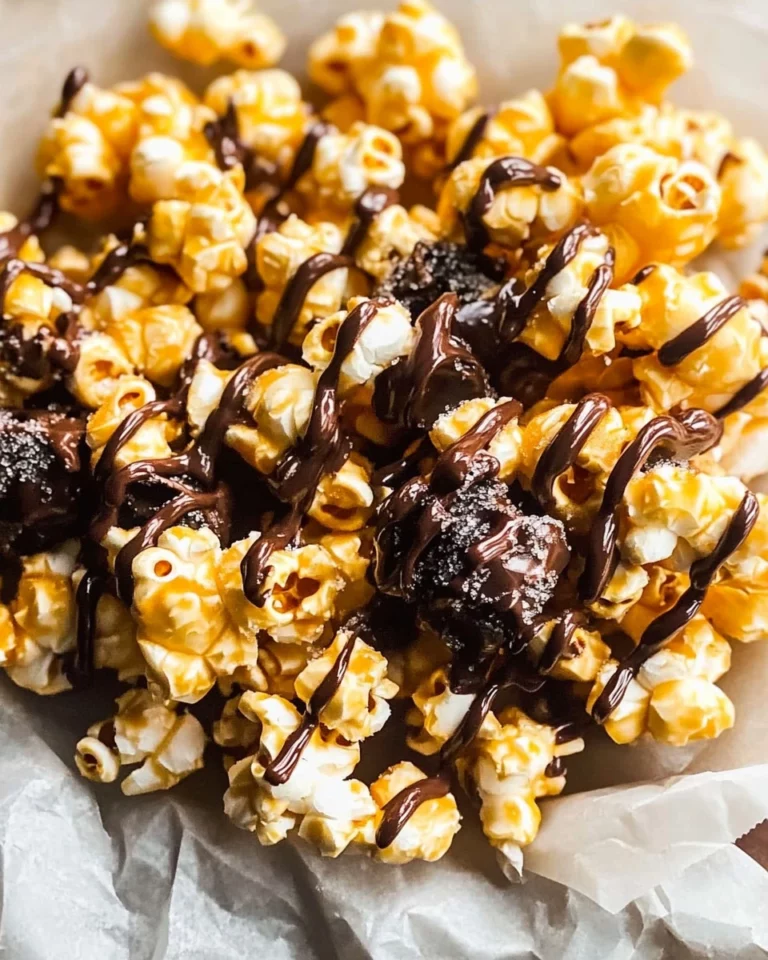 Golden Gaytime Popcorn dessert with caramel and chocolate flavors