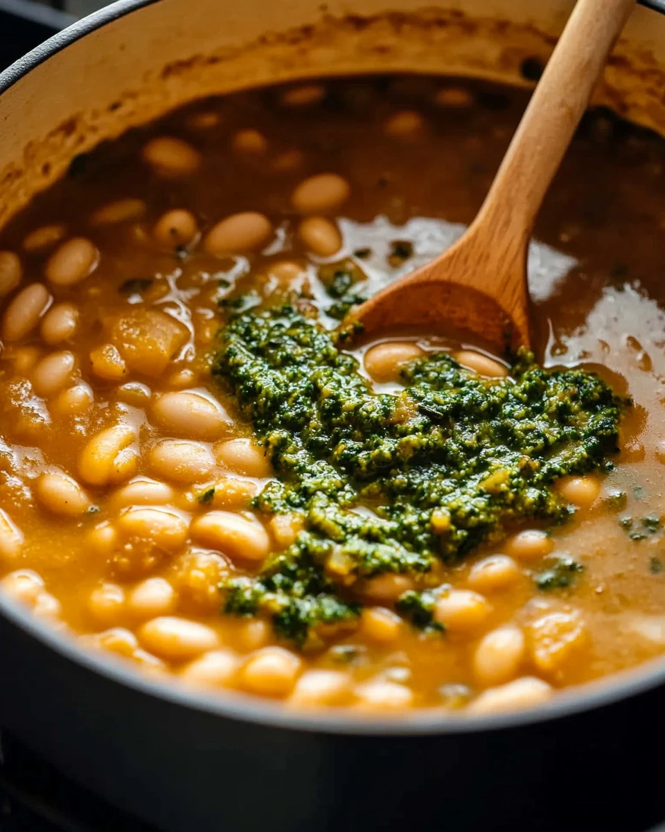 Delicious El Bulli Simple Bean Soup in a warm bowl