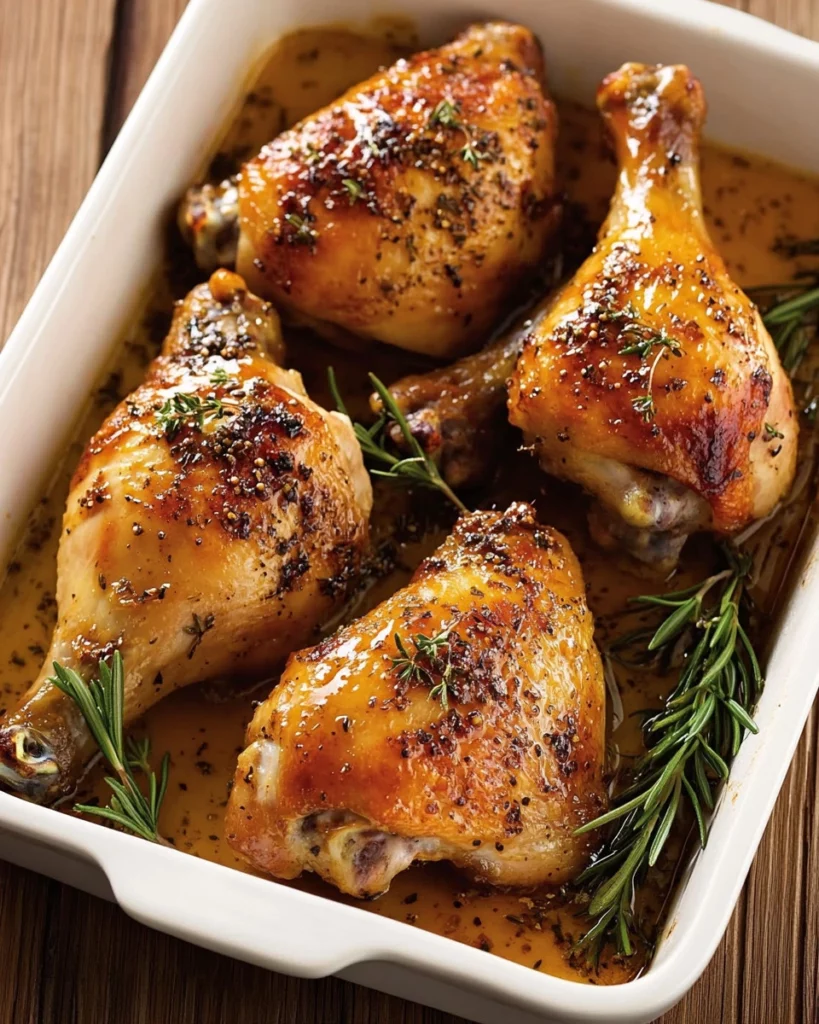 Delicious Herb & Garlic Butter Chicken Marylands ready to be served