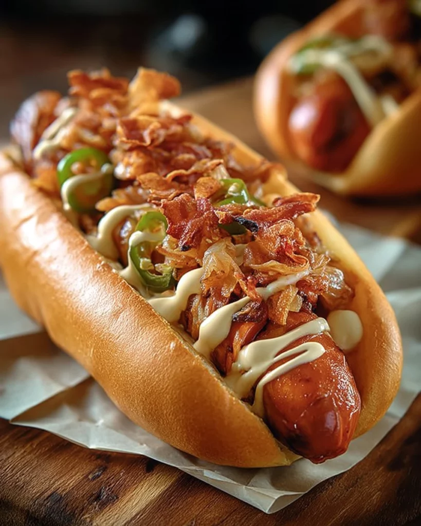 Delicious South Carolina Bird Dog Sandwich with savory toppings and fresh ingredients