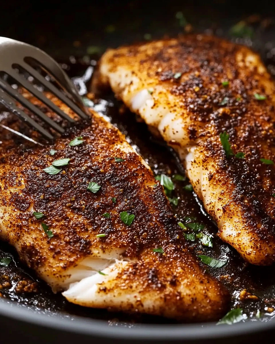 Delicious spicy Jamaican jerk fish served with tropical vegetables