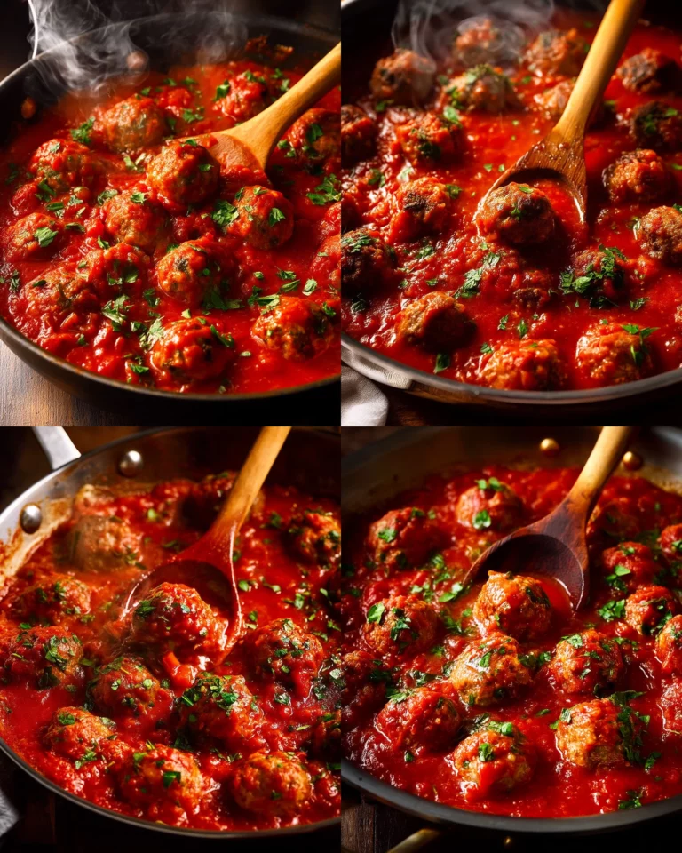 Delicious spicy Mexican meatballs served with sauce and garnish.