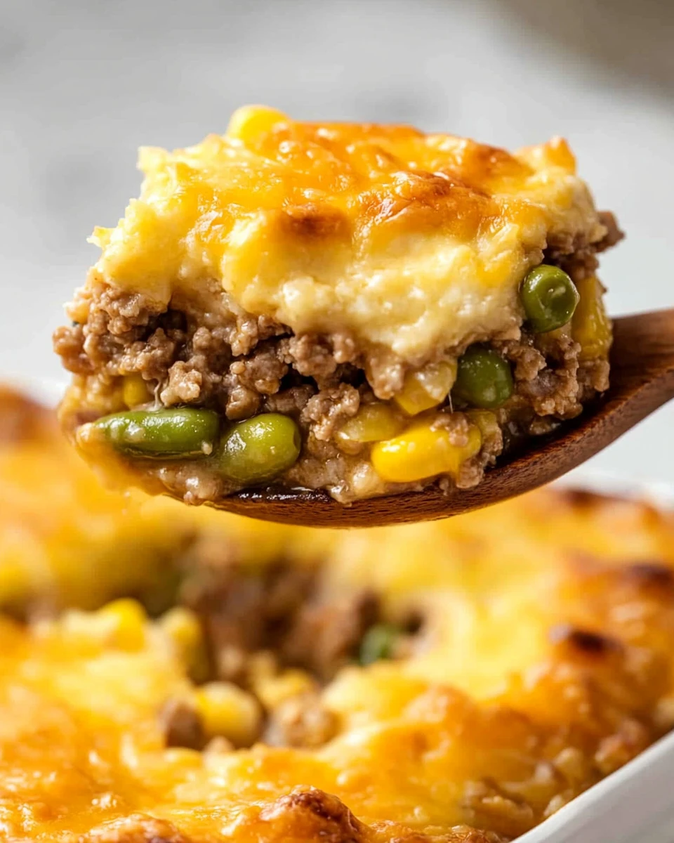 Delicious Tater Tot Casserole served in a baking dish