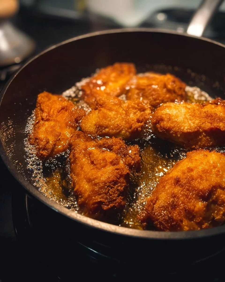 Delicious Chicken Yummfood served in a bowl, garnished with herbs.