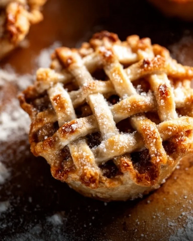 Delicious gluten-free mini apple pies fresh out of the oven.