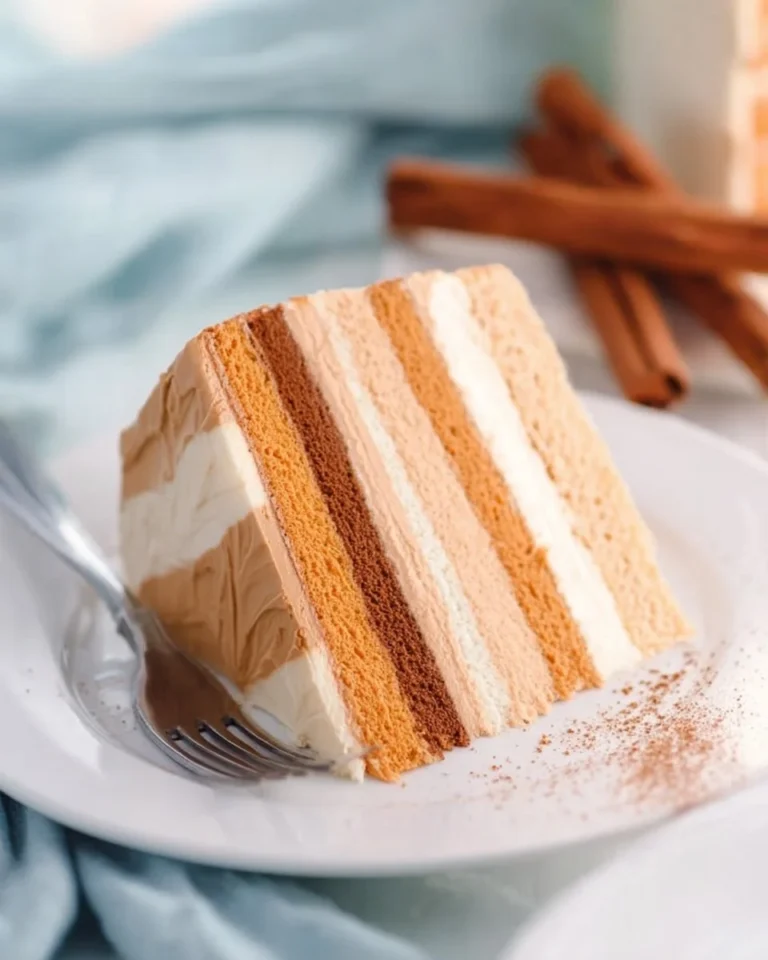 Thanksgiving Piecaken, a delicious dessert combining pie and cake for the holidays