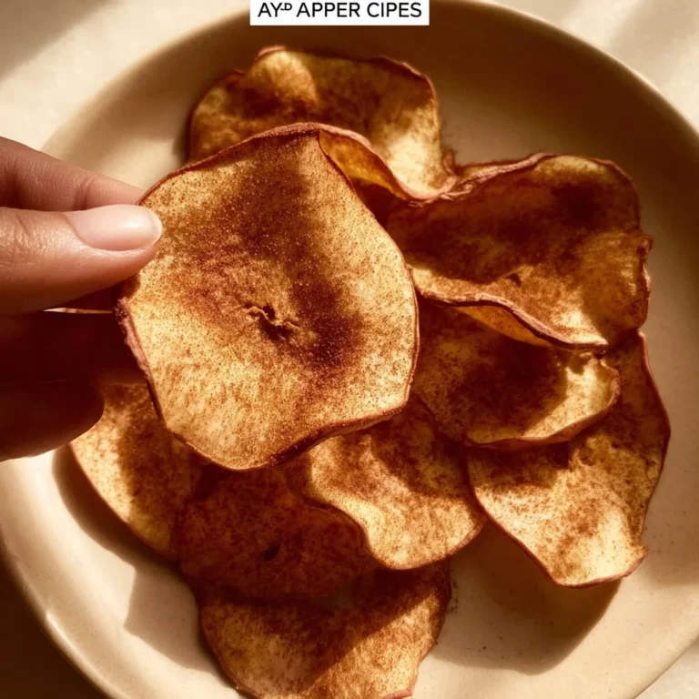Homemade air fryer apple chips served in a bowl for a healthy snack.