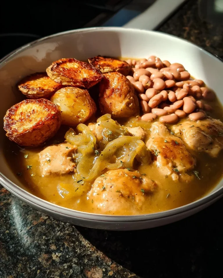 Bowl of authentic New Mexico Green Chile Stew garnished with fresh cilantro