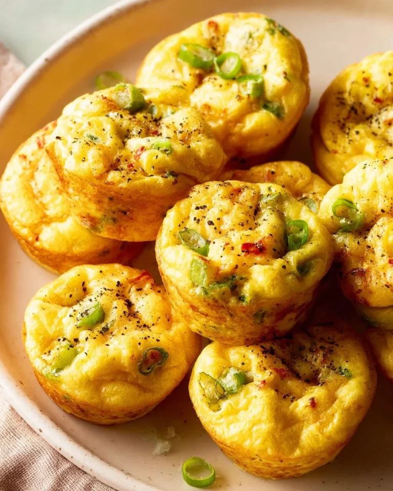 Delicious breakfast egg muffins ready to serve for a perfect morning meal