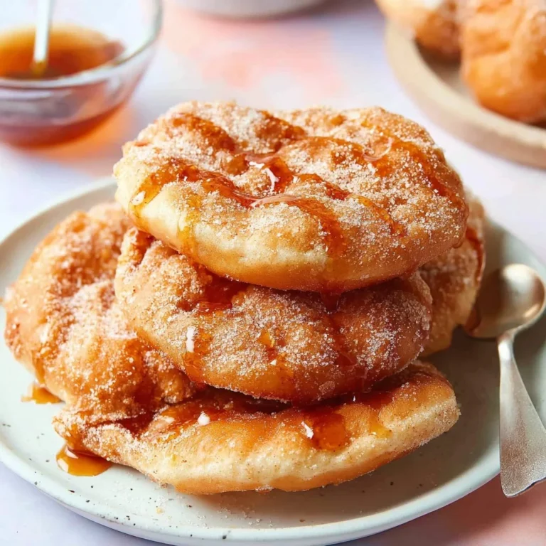 Doughnuts topped with piloncillo syrup, creating a rich and flavorful dessert.