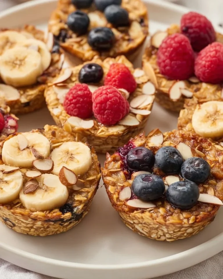 Easy 4 ingredient oatmeal cups recipe for a quick breakfast