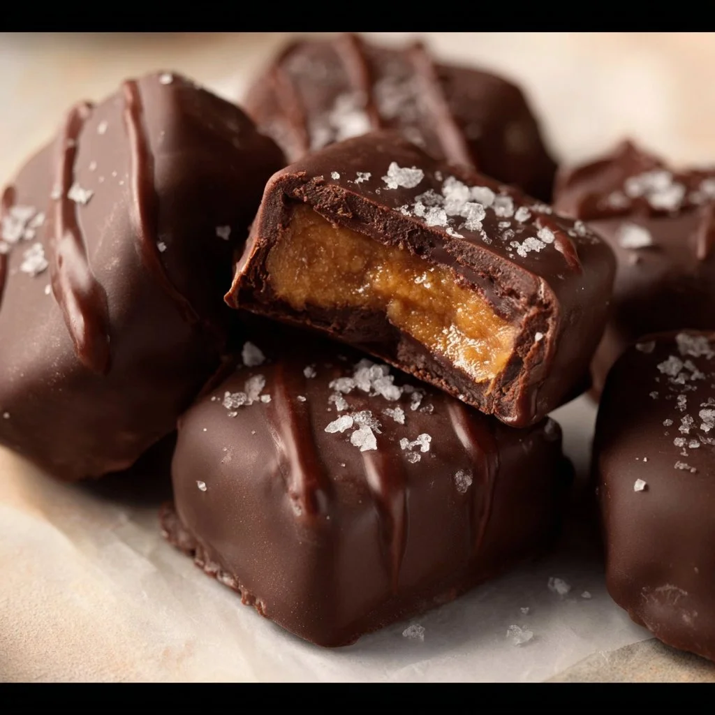 Delicious homemade date caramels made with four simple ingredients.