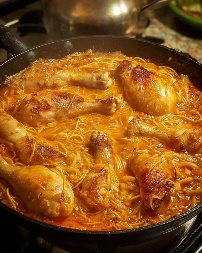 Delicious noodle chicken dish with tender chicken and flavorful noodles