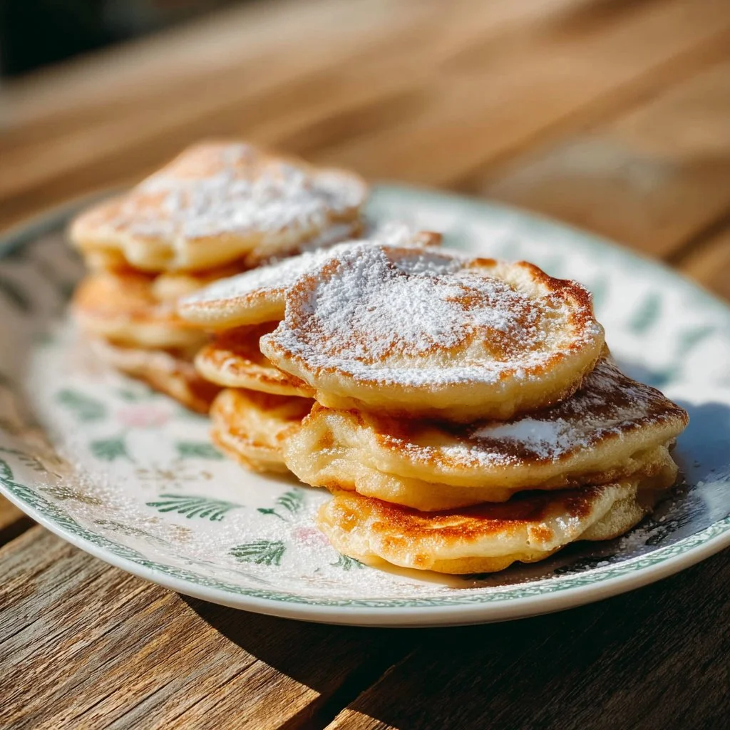 Delicious Buñuelos de Manzana, traditional Spanish apple fritters from Asturias.