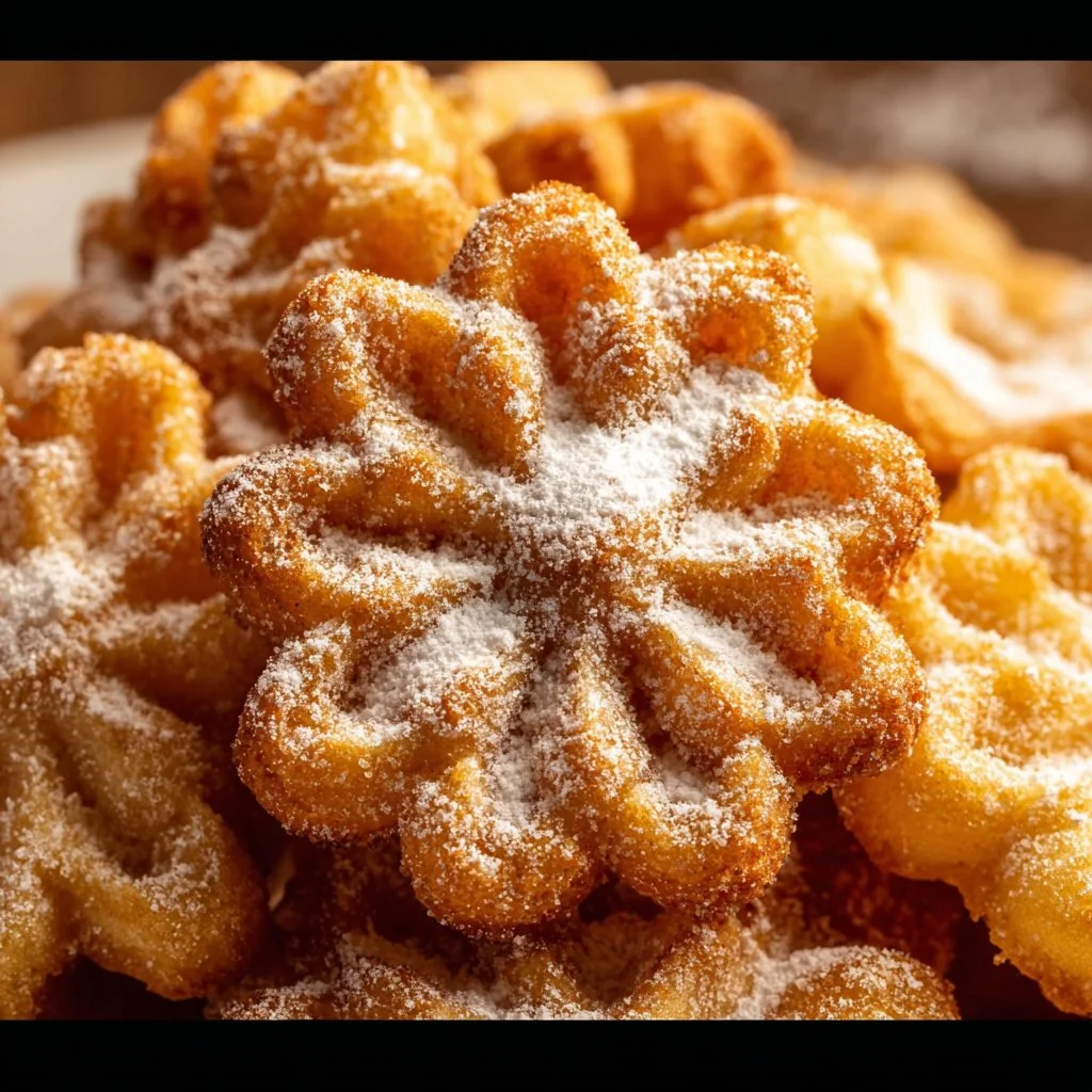 Plate of delicious homemade Wind Fritters served with dipping sauce