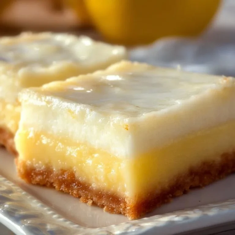 Delicious zesty cheesecake lemon bars topped with fresh lemon slices.