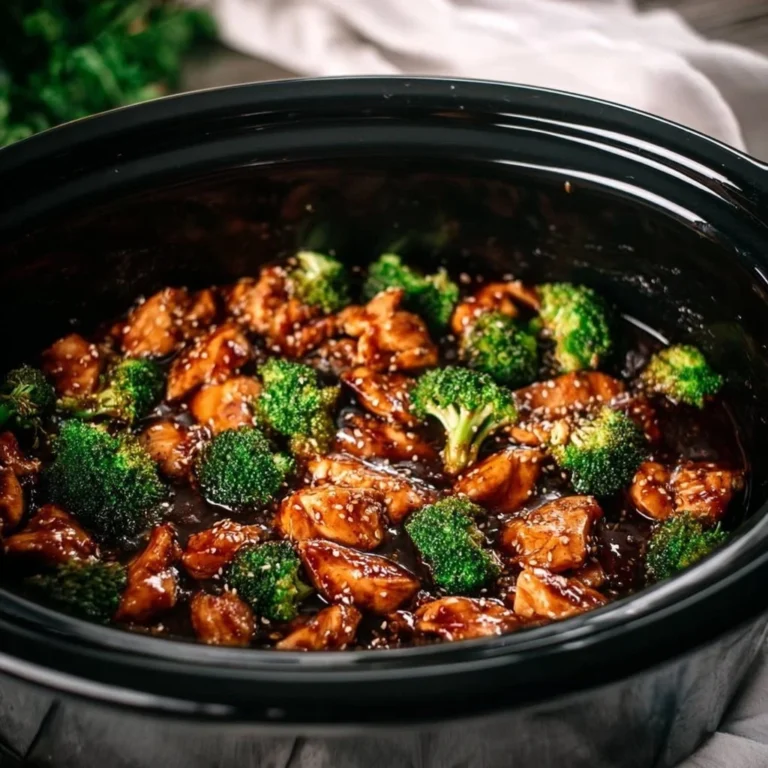 Delicious easy Crockpot Teriyaki Chicken served on a plate.