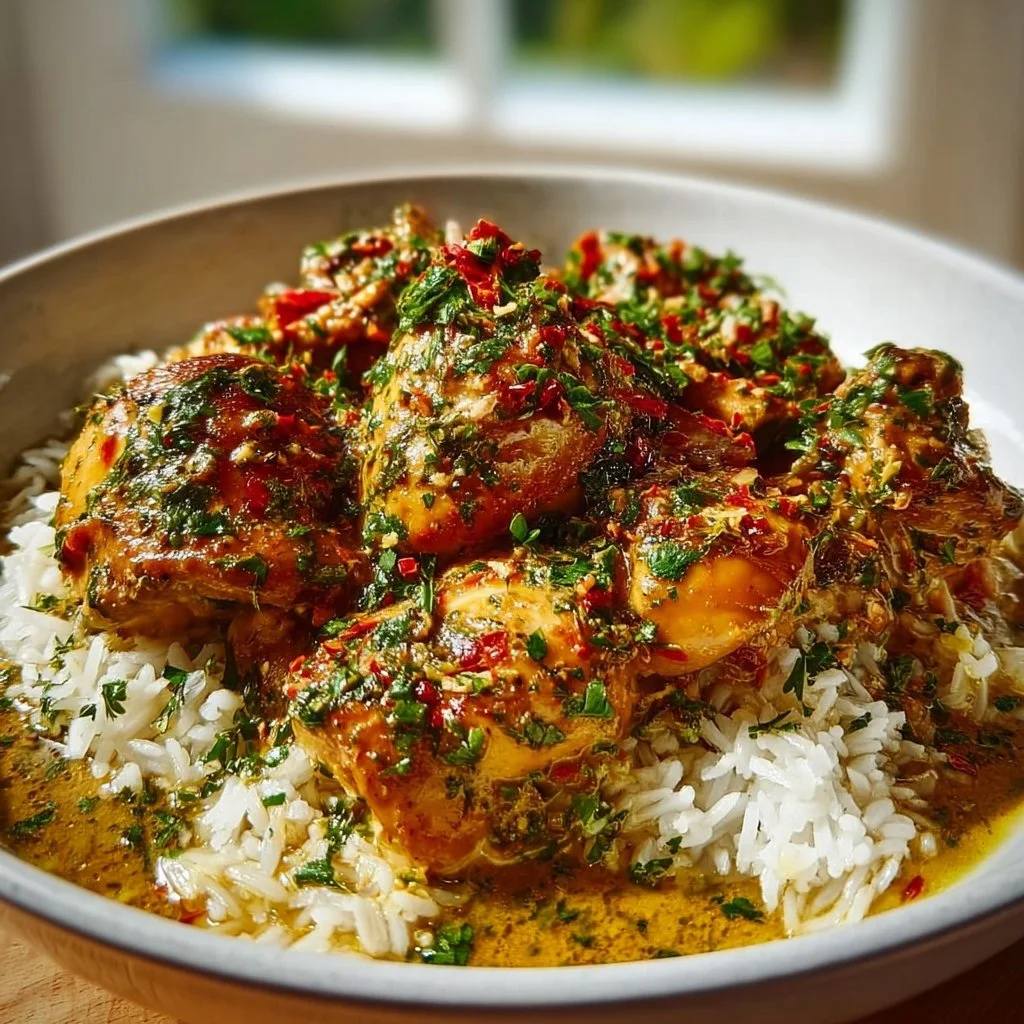 Delicious slow cooker garlic butter chicken recipe with herbs and spices