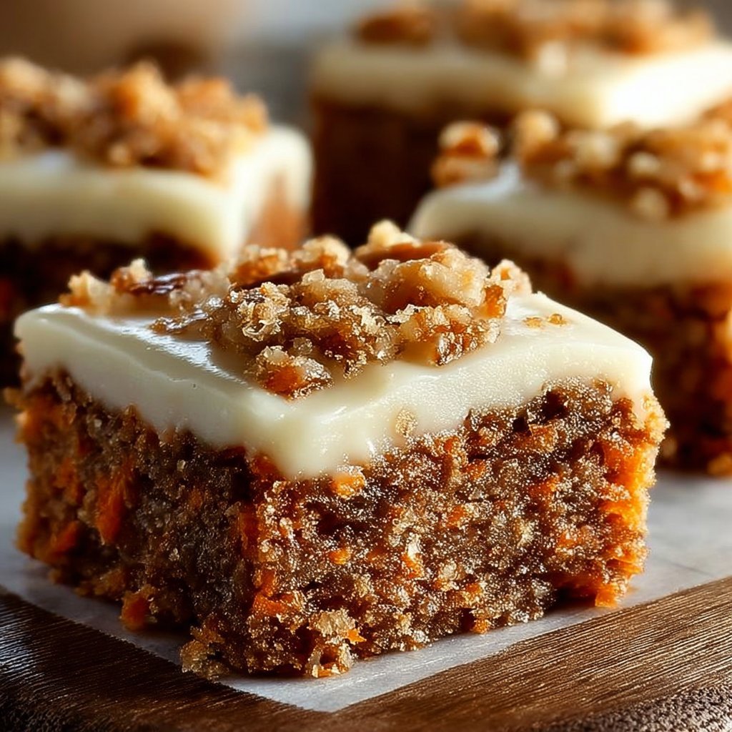 Delightful Carrot Cake Bars