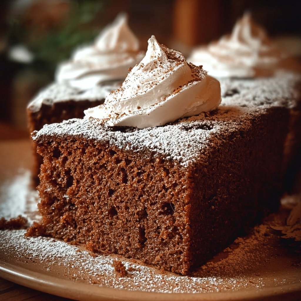 Irresistible Gingerbread Crazy Cake