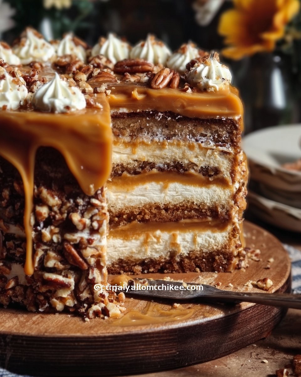 Caramel Crunch Cake
