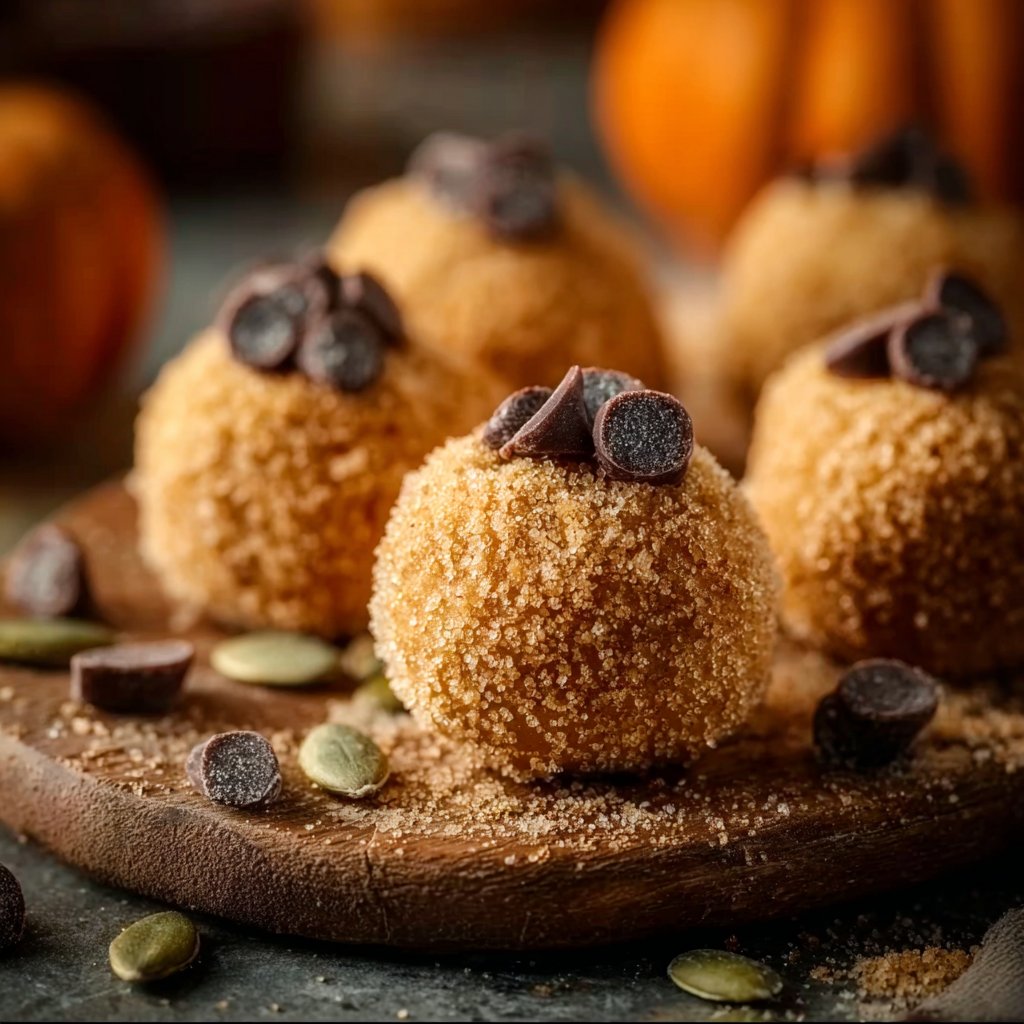 Pumpkin Cheesecake Truffles