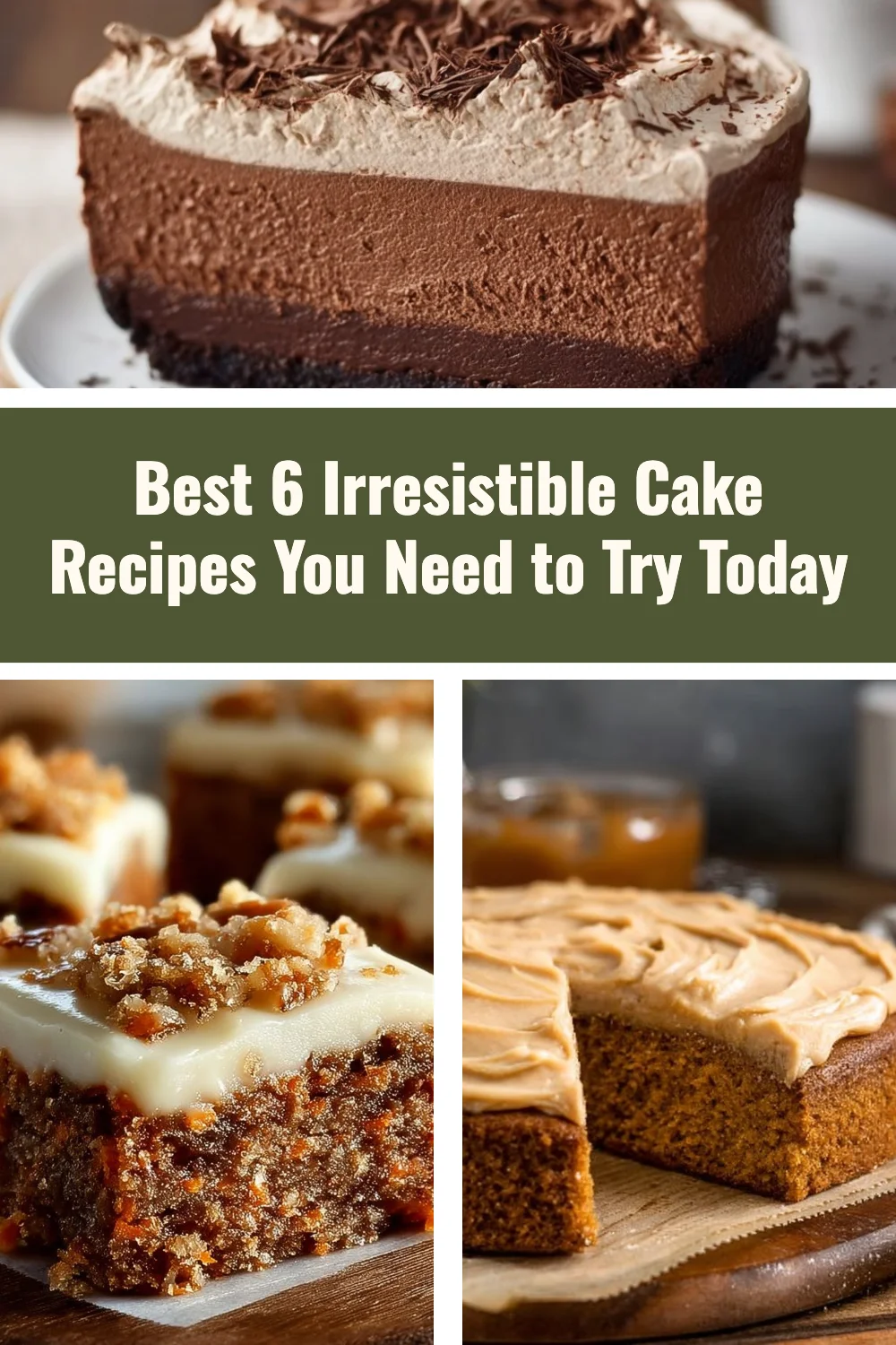 Six delicious cake recipes to try for any occasion