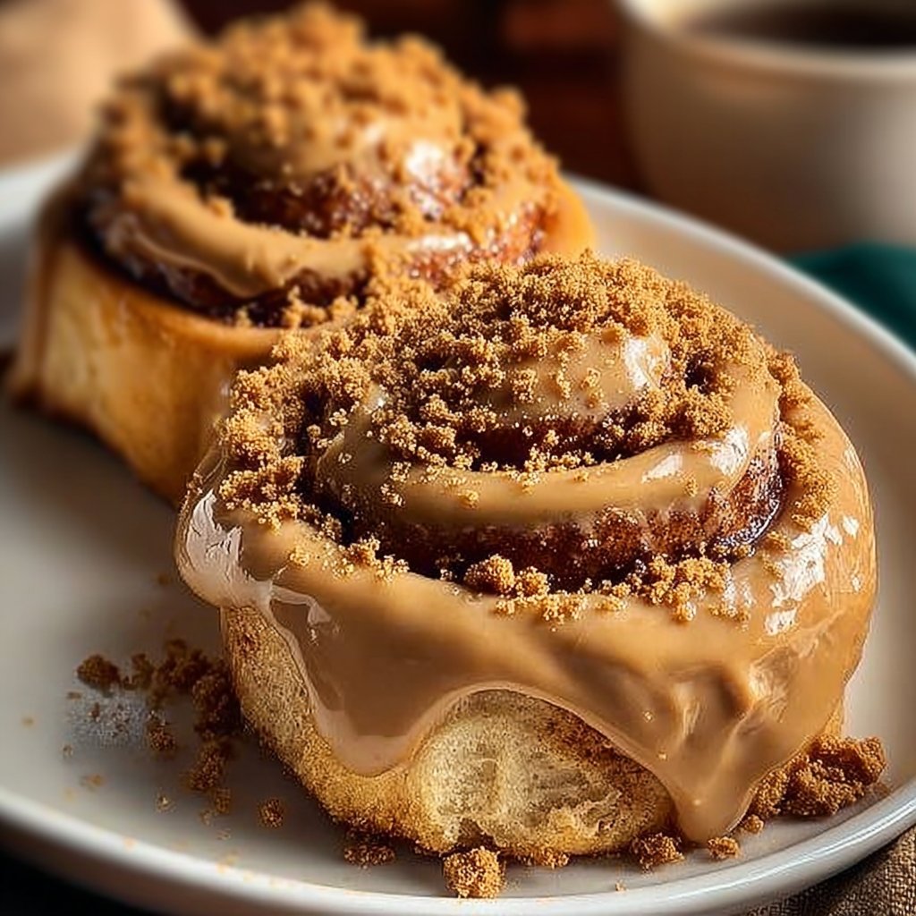 Biscoff Cookie Butter Cinnamon Rolls