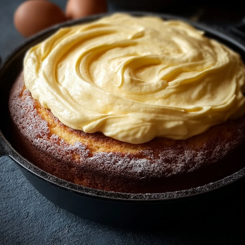 Delicious melt-in-your-mouth cake with creamy frosting and fresh berries