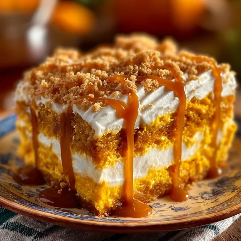 Delicious Pumpkin Better Than Sex Cake topped with creamy frosting