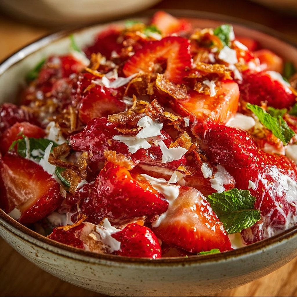Strawberry Crackle Salad