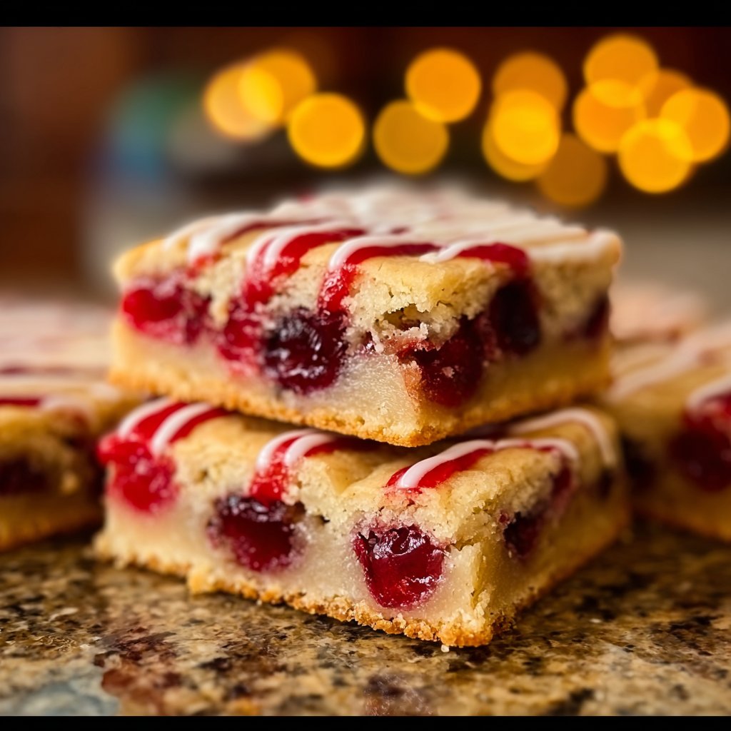 Christmas Cherry Bars