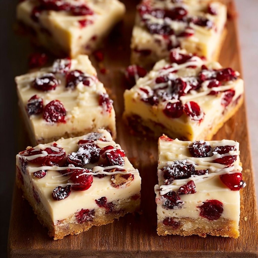 Homemade Starbucks Copycat Cranberry Bliss Bars