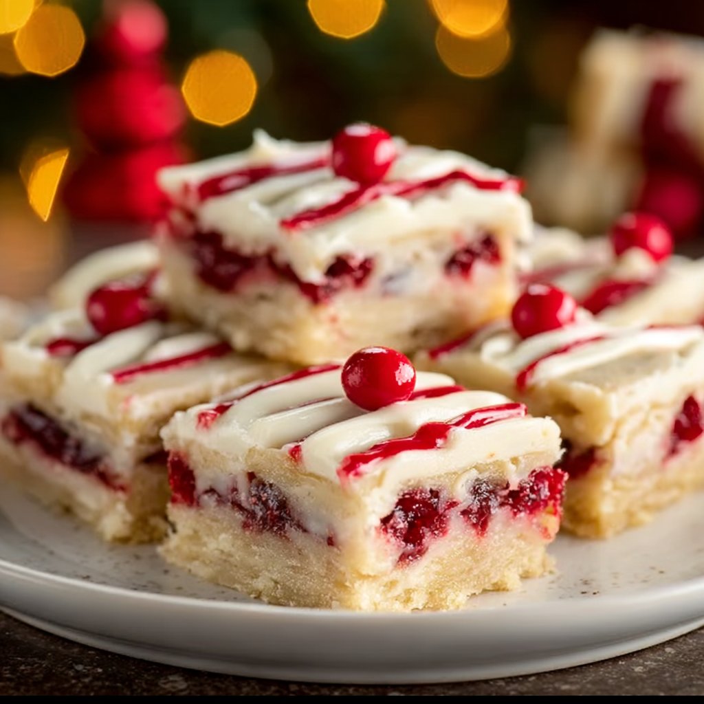 Christmas Cherry Bars