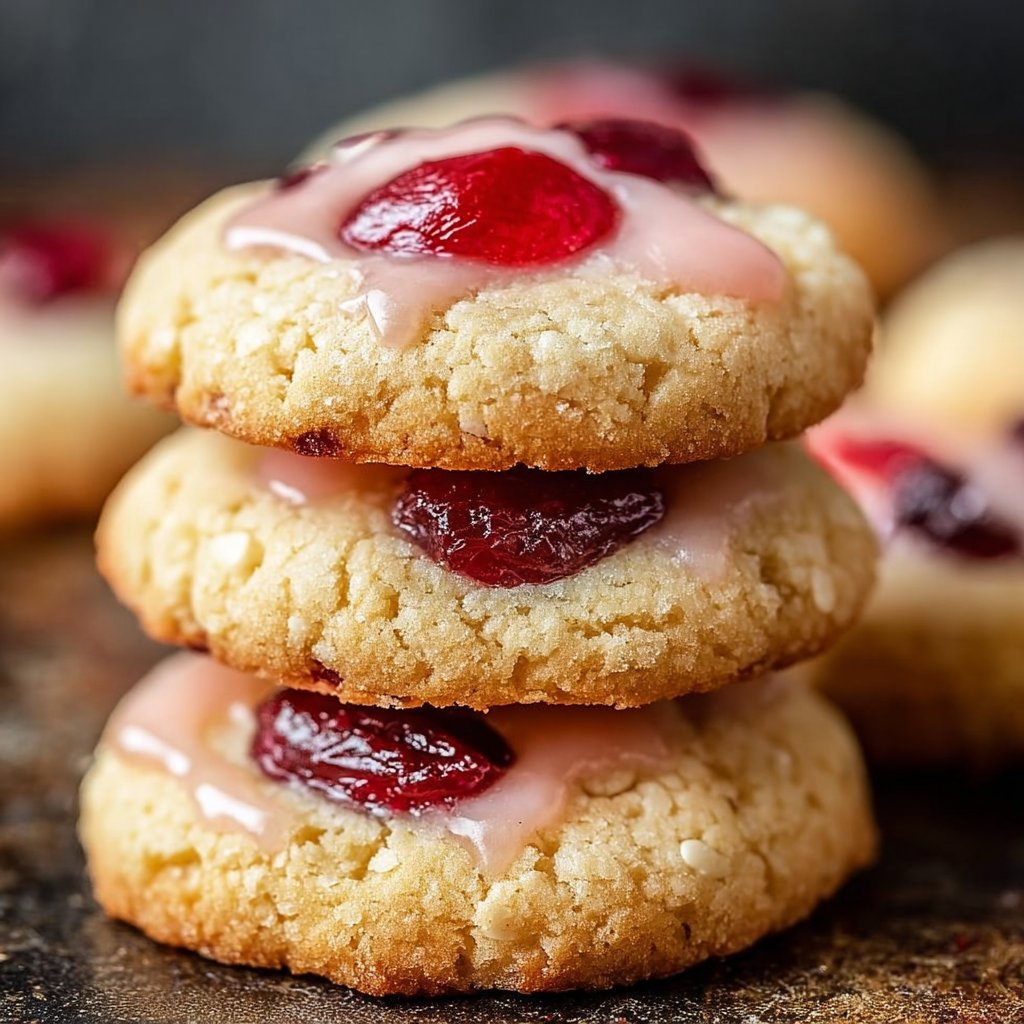 Almond Cherry Cookies