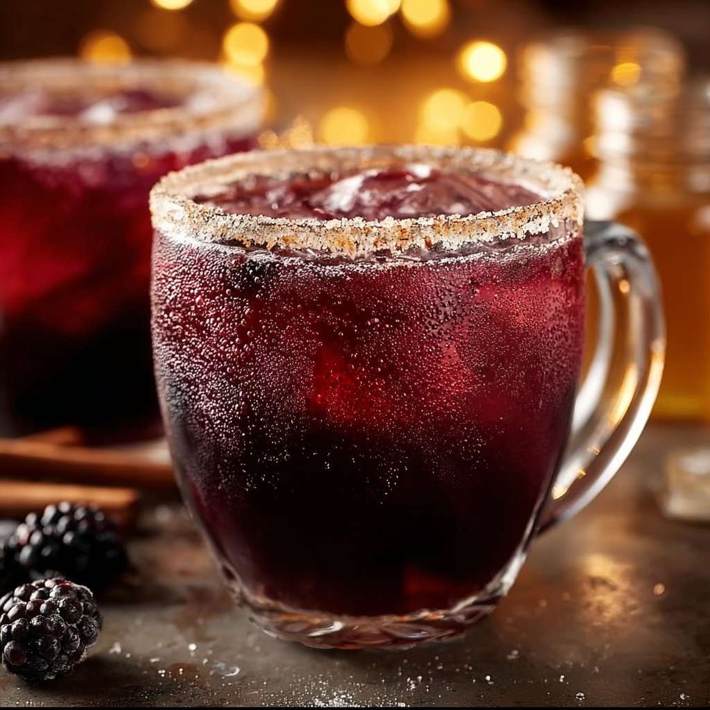 Midnight Frost Christmas Punch