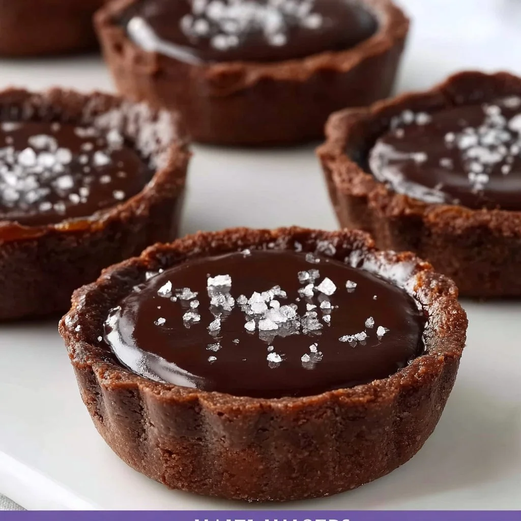 Delicious homemade Chocolate Caramel Tart with chocolate ganache and caramel layer