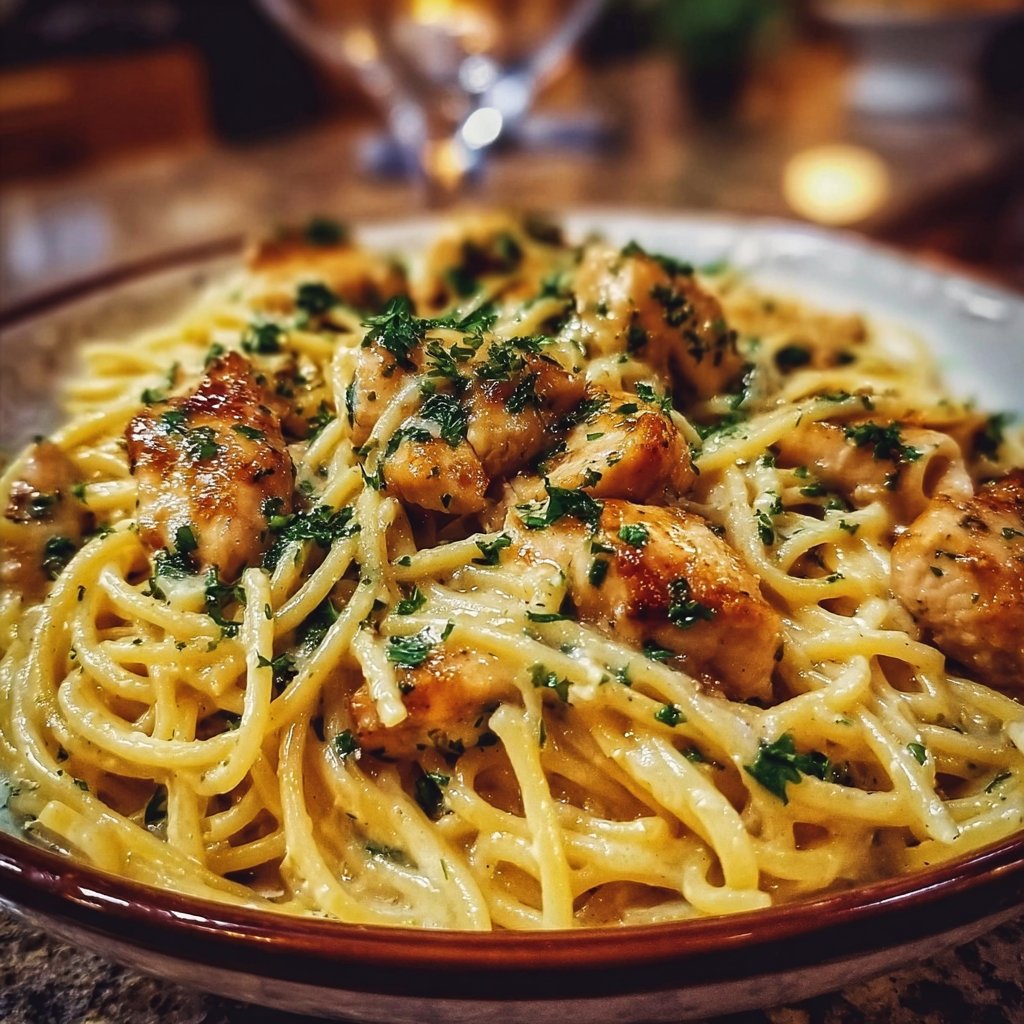 Monterey Chicken Spaghetti