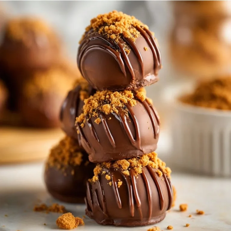 Delicious cookie butter candies arranged on a plate.