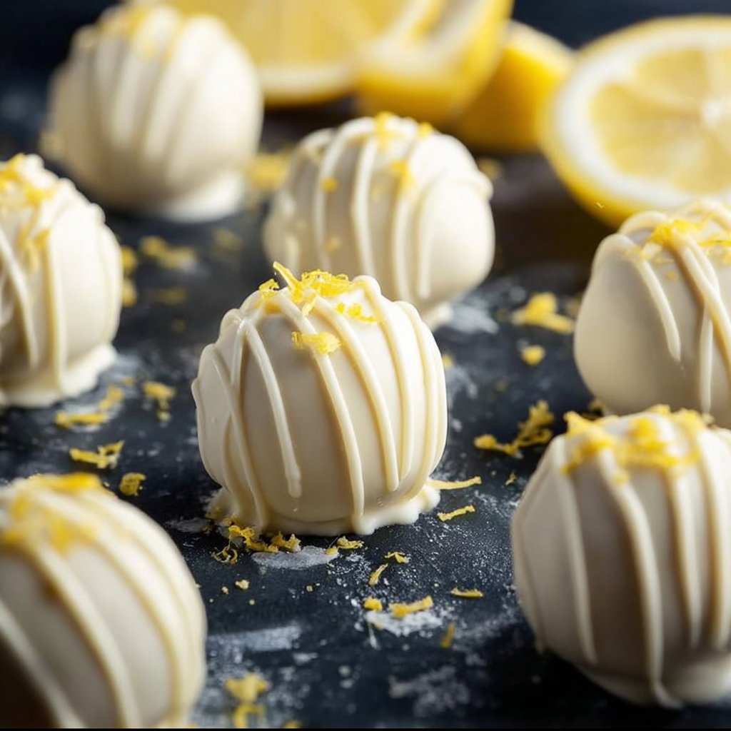 White Chocolate Limoncello Truffles Recipe
