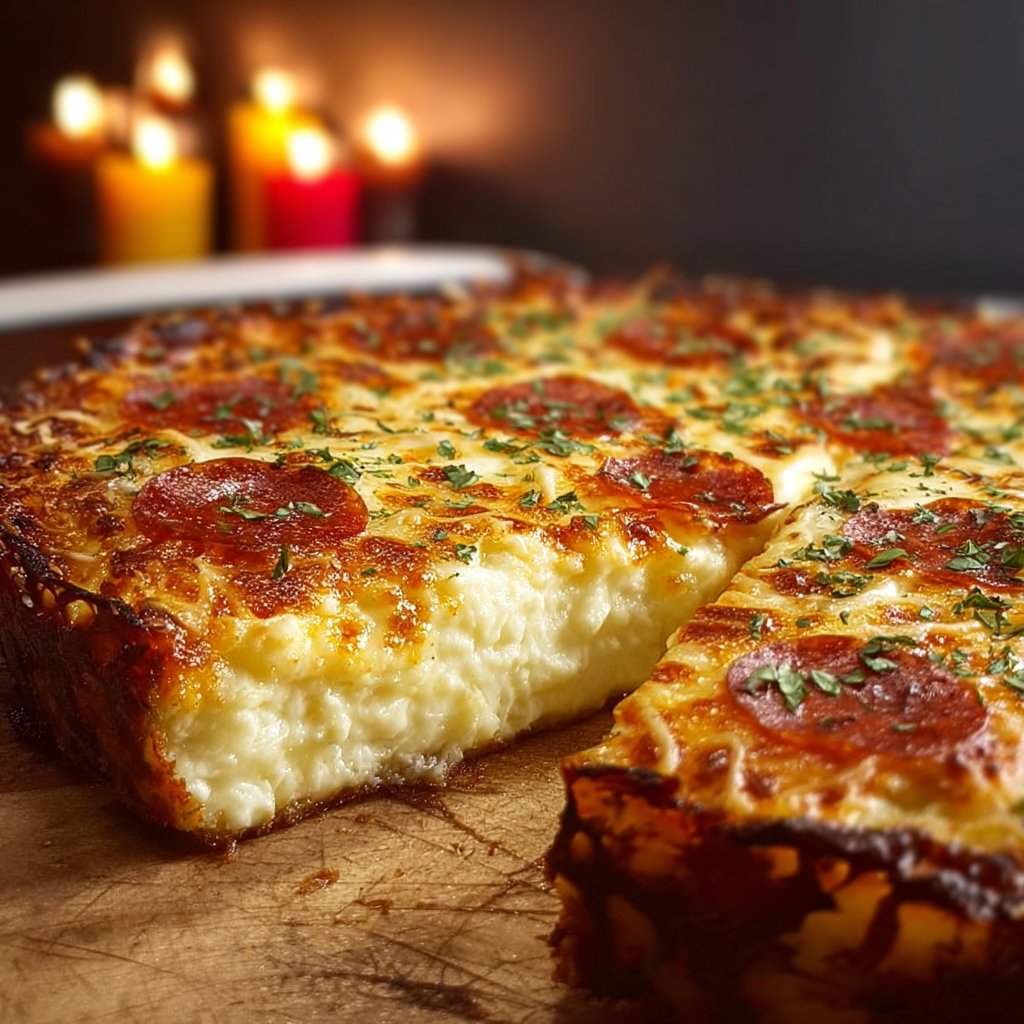 Pizza Style Cottage Cheese Bake
