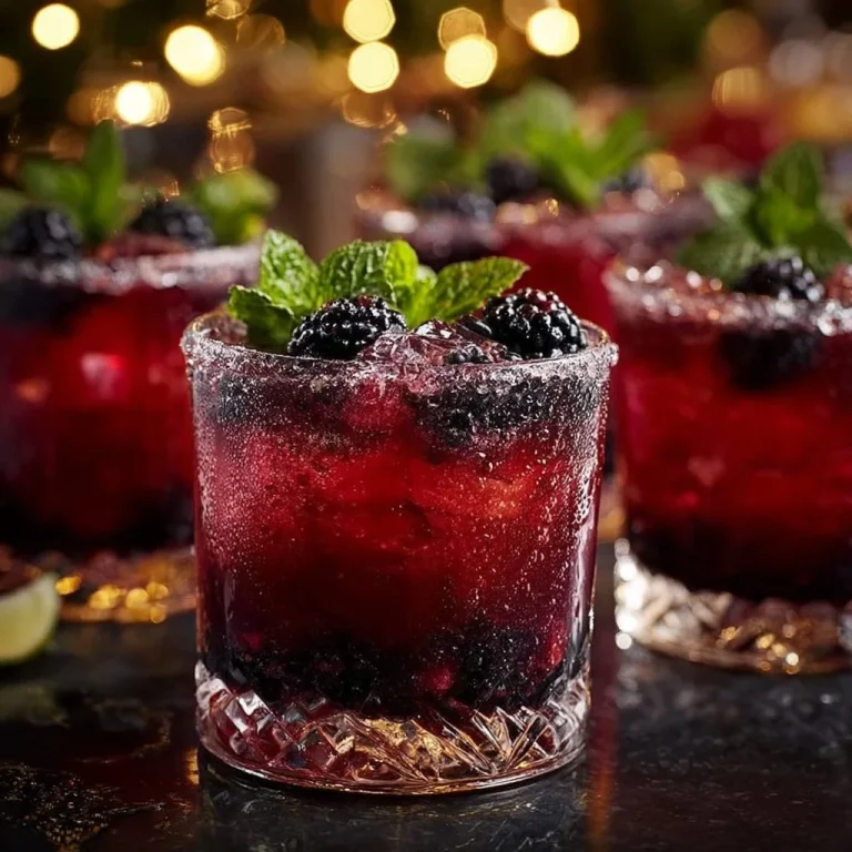 Refreshing Midnight Frost Christmas Punch for festive celebrations