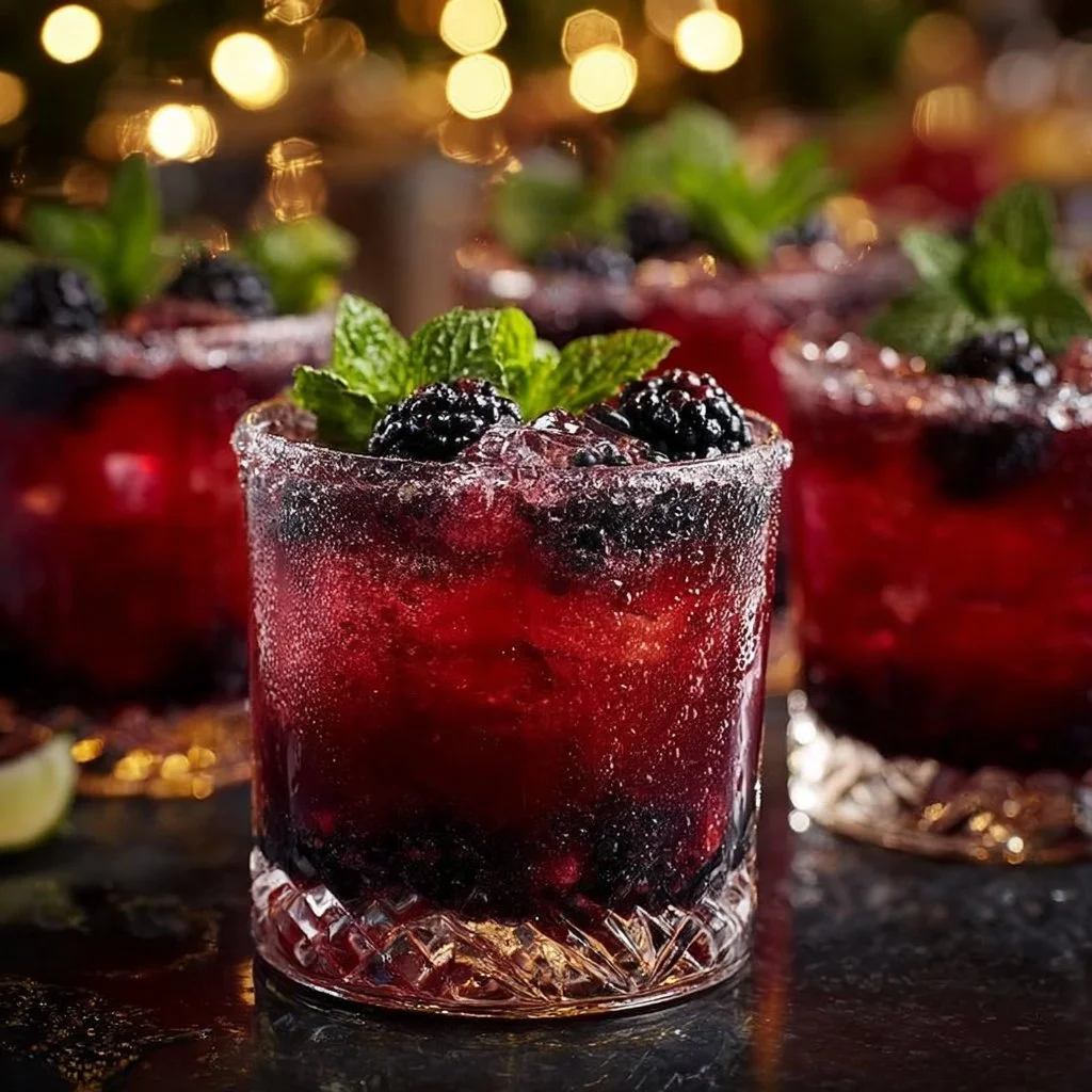 Refreshing Midnight Frost Christmas Punch for festive celebrations