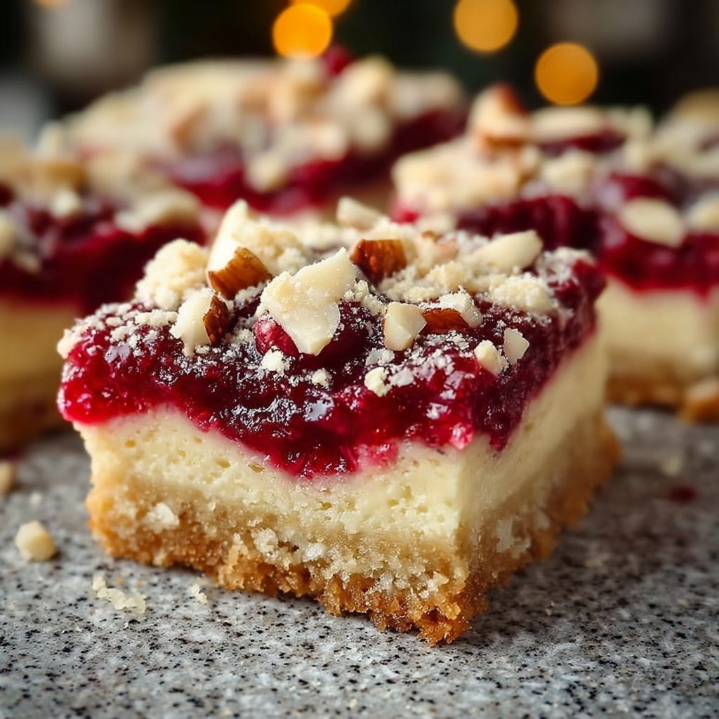 Christmas Cheesecake Bars