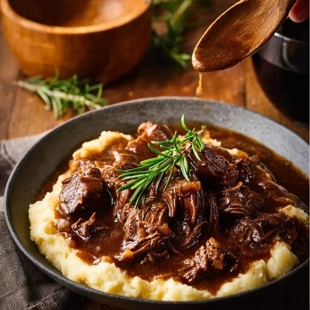 Slow Cooker Beef Manhattan